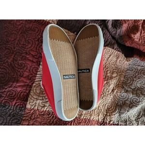 Nautica lace up canvas slip on